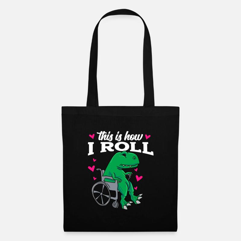 Rollstuhl - Stoffbeutel - Schwarz