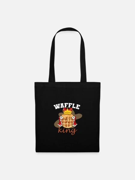 Waffel - Stoffbeutel - Schwarz