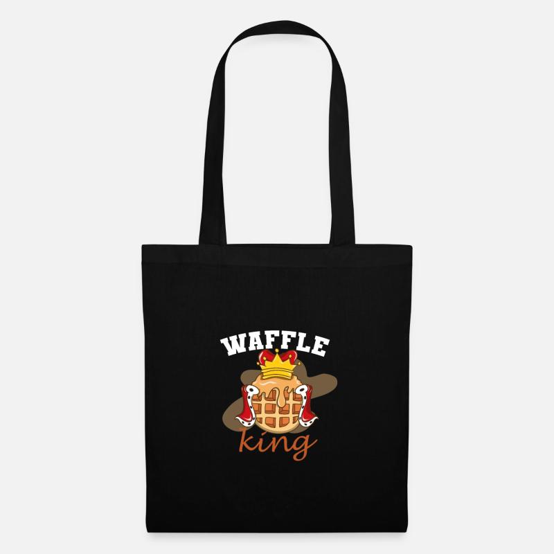 Waffel - Stoffbeutel - Schwarz