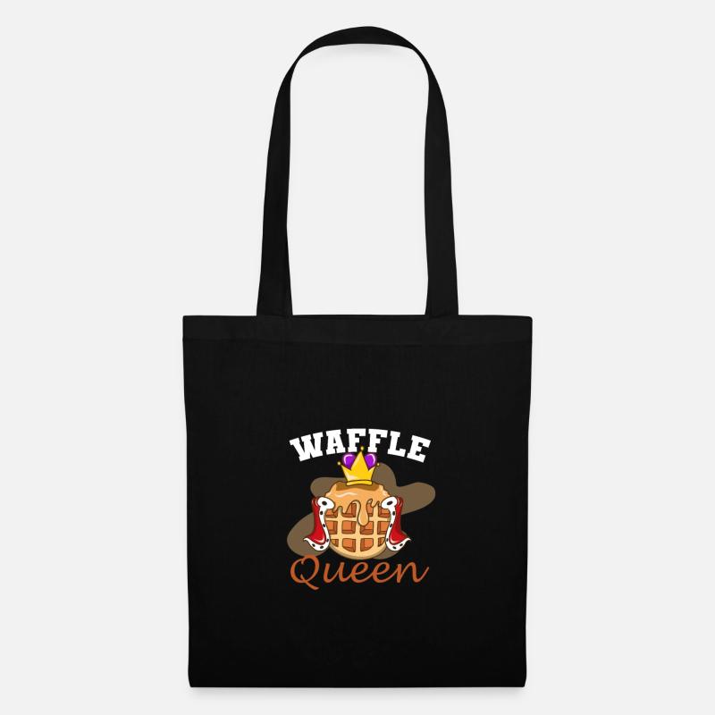 Waffel - Stoffbeutel - Schwarz