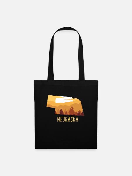 Nebraska - Stoffbeutel - Schwarz