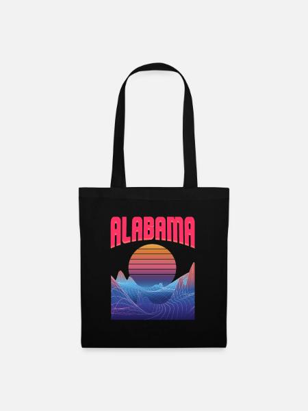 alabama - Stoffbeutel - Schwarz