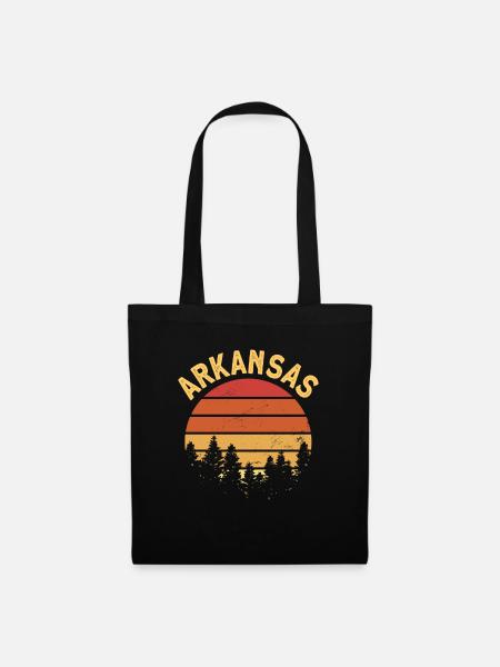 arkansas - Stoffbeutel - Schwarz