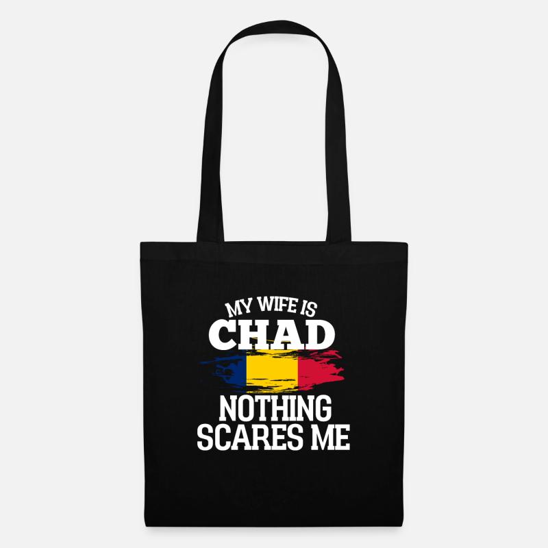 Chad Ehefrau - Stoffbeutel - Schwarz