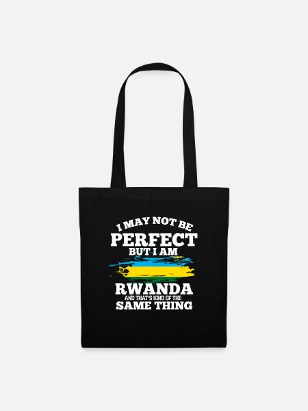 Rwanda - Stoffbeutel - Schwarz