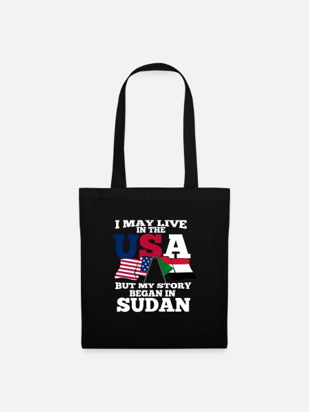 Sudan - Stoffbeutel - Schwarz