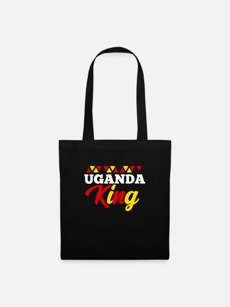 Uganda - Stoffbeutel - Schwarz