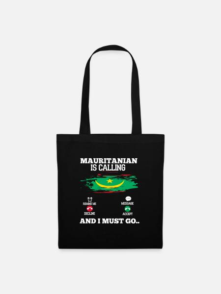 Mauretanien - Stoffbeutel - Schwarz