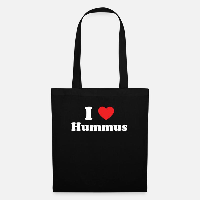 Hummus - Stoffbeutel - Schwarz
