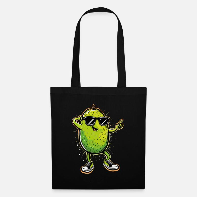 Kiwi Dabbing - Stoffbeutel - Schwarz