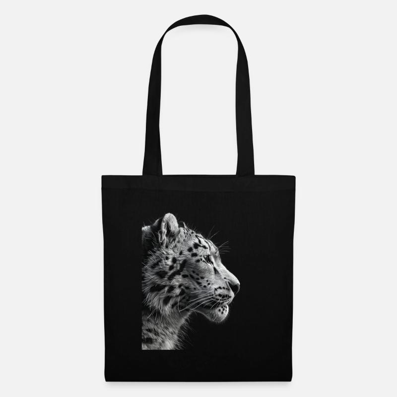 Snow leopard - Tote Bag - black
