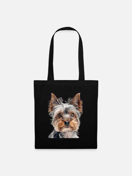 Yorkshire Terrier - Stoffbeutel - Schwarz