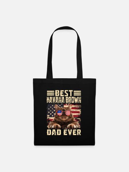 Havana Brown Papa - Stoffbeutel - Schwarz