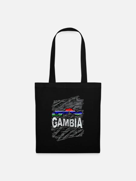 Gambia - Stoffbeutel - Schwarz