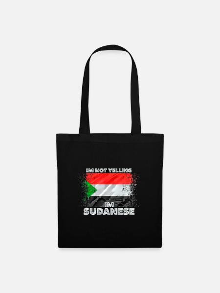 Sudan - Stoffbeutel - Schwarz