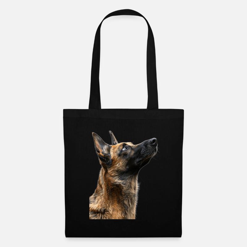 Belgischer Malinois - Stoffbeutel - Schwarz