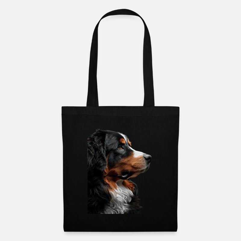 Berner Sennenhund - Stoffbeutel - Schwarz