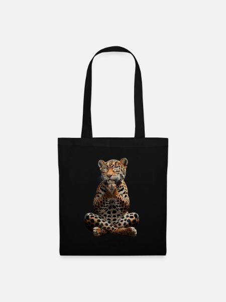 Jaguar - Stoffbeutel - Schwarz