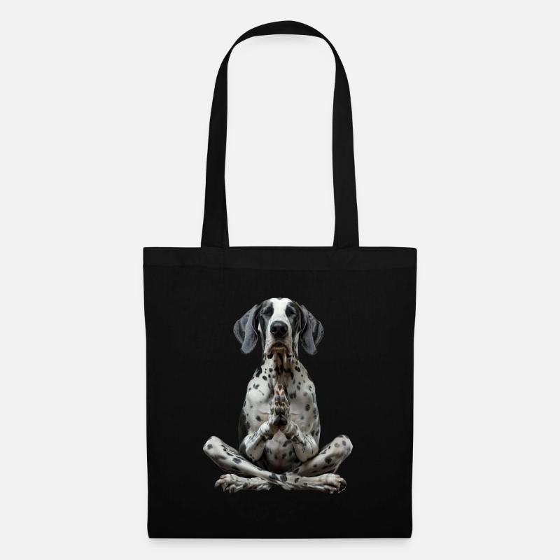 Deutsche Dogge - Stoffbeutel - Schwarz