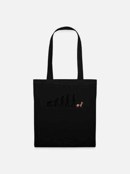 Deutscher Schäferhund - Stoffbeutel - Schwarz