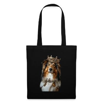 Shetland Sheepdog - Stoffbeutel - Schwarz - Vorne