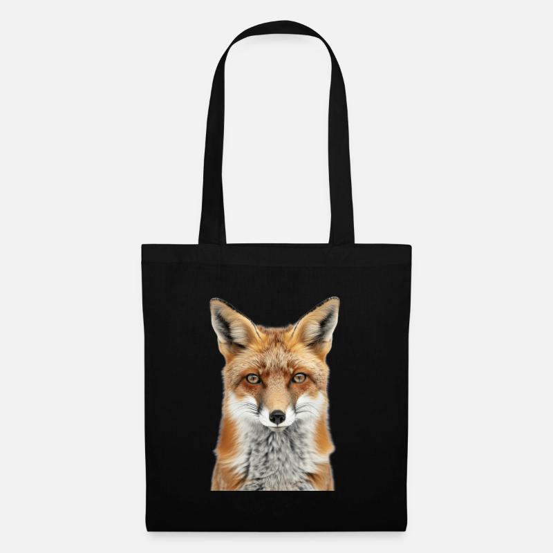 Fuchs - Stoffbeutel - Schwarz