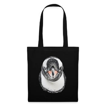 Pingouin - Sac en tissu - noir - Devant