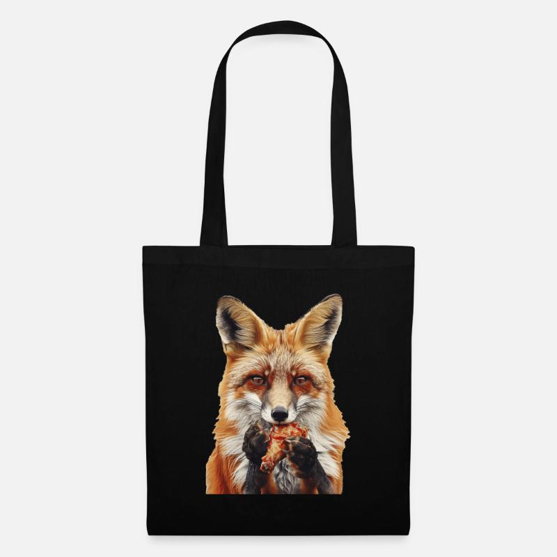 Fuchs - Stoffbeutel - Schwarz