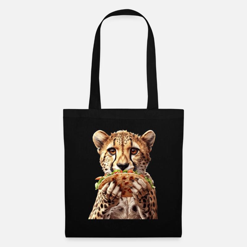 Gepard - Stoffbeutel - Schwarz