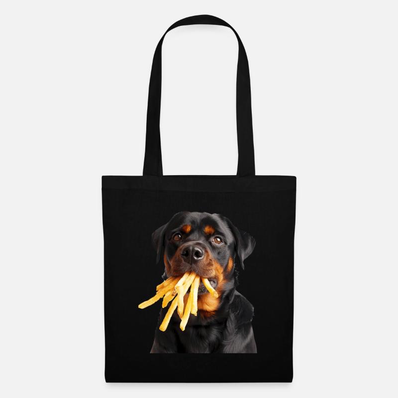 Rottweiler - Stoffbeutel - Schwarz
