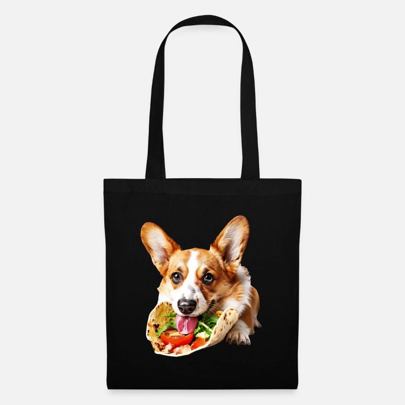 Pembroke Welsh Corgi - Stoffbeutel - Schwarz