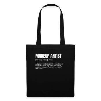 Definition of Makeup Artist on T-Shirts - Tote Bag - black - Front