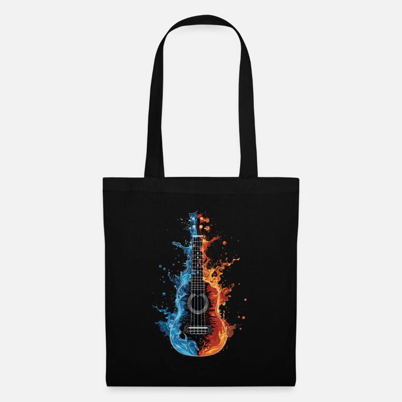 Ukulele - Stoffbeutel - Schwarz