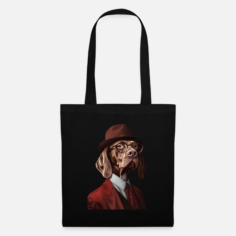 Vizsla - Stoffbeutel - Schwarz