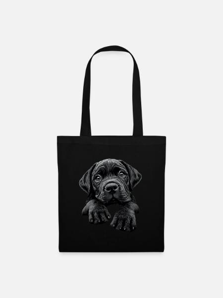 Bullmastiff - Stoffbeutel - Schwarz