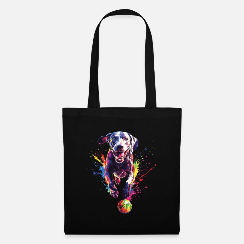 Weimaraner - Stoffbeutel - Schwarz
