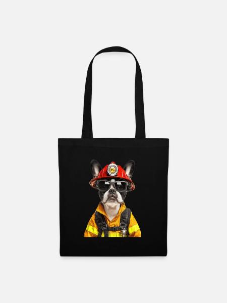Boston Terrier - Stoffbeutel - Schwarz