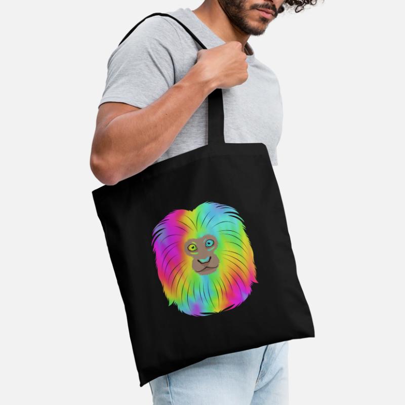 Tamarin Monkey Monkey Monkey Monkey Face Tote Bag