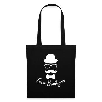 Team groom - bachelor party wedding marriage - Tote Bag - black - Front