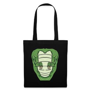 T-Rex Costume Halloween - Sac en tissu - noir - Devant