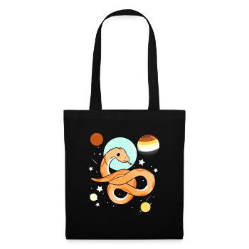 Snake Astronaute Gay Bear Pride - Sac en tissu - noir - Devant