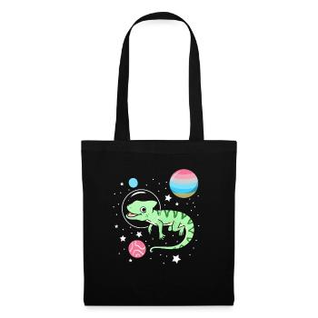 Caméléon Astronaute Genderflux Pride - Sac en tissu - noir - Devant