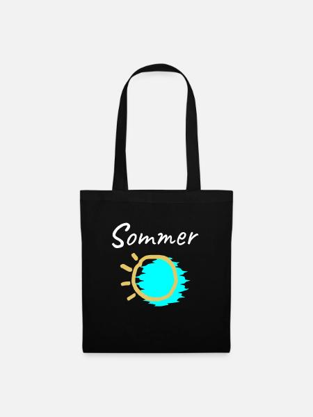 sommer-feeling - Stoffbeutel - Schwarz
