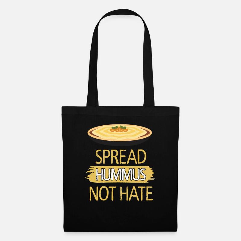 Spread Hummus Not Hate - Tote Bag - black