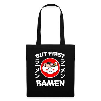 Ramen Manga Merch Anime Noodles Japanese Gift - Tote Bag - black - Front