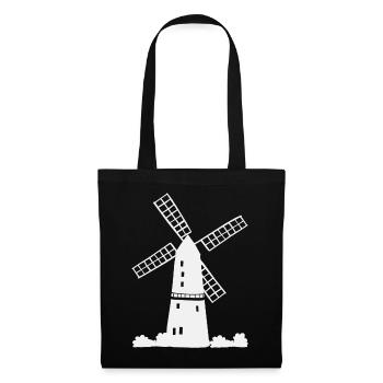 Vacances au moulin à vent - Sac en tissu - noir - Devant