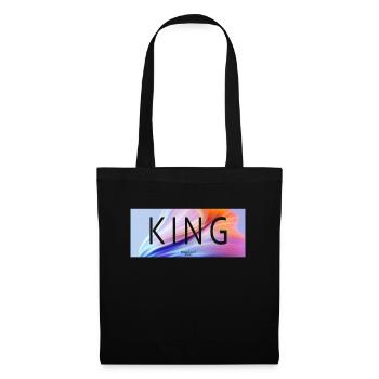 King - Style - Tote Bag - black - Front