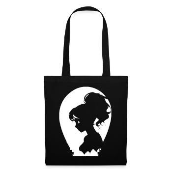 Batcave Girl Dark Fairytale Goth Okkulte Frauen Got - Stoffbeutel - Schwarz - Vorne