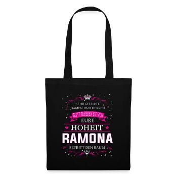 Your Highness Ramona enters the room - Tote Bag - black - Front