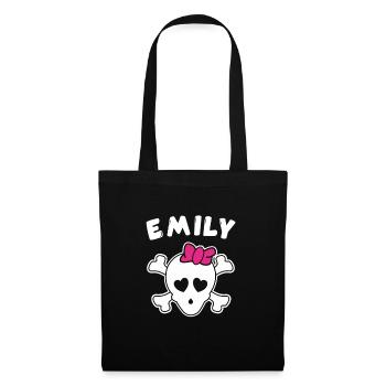 Pirate Emily Design for Girls and Women - Tote Bag - black - Front